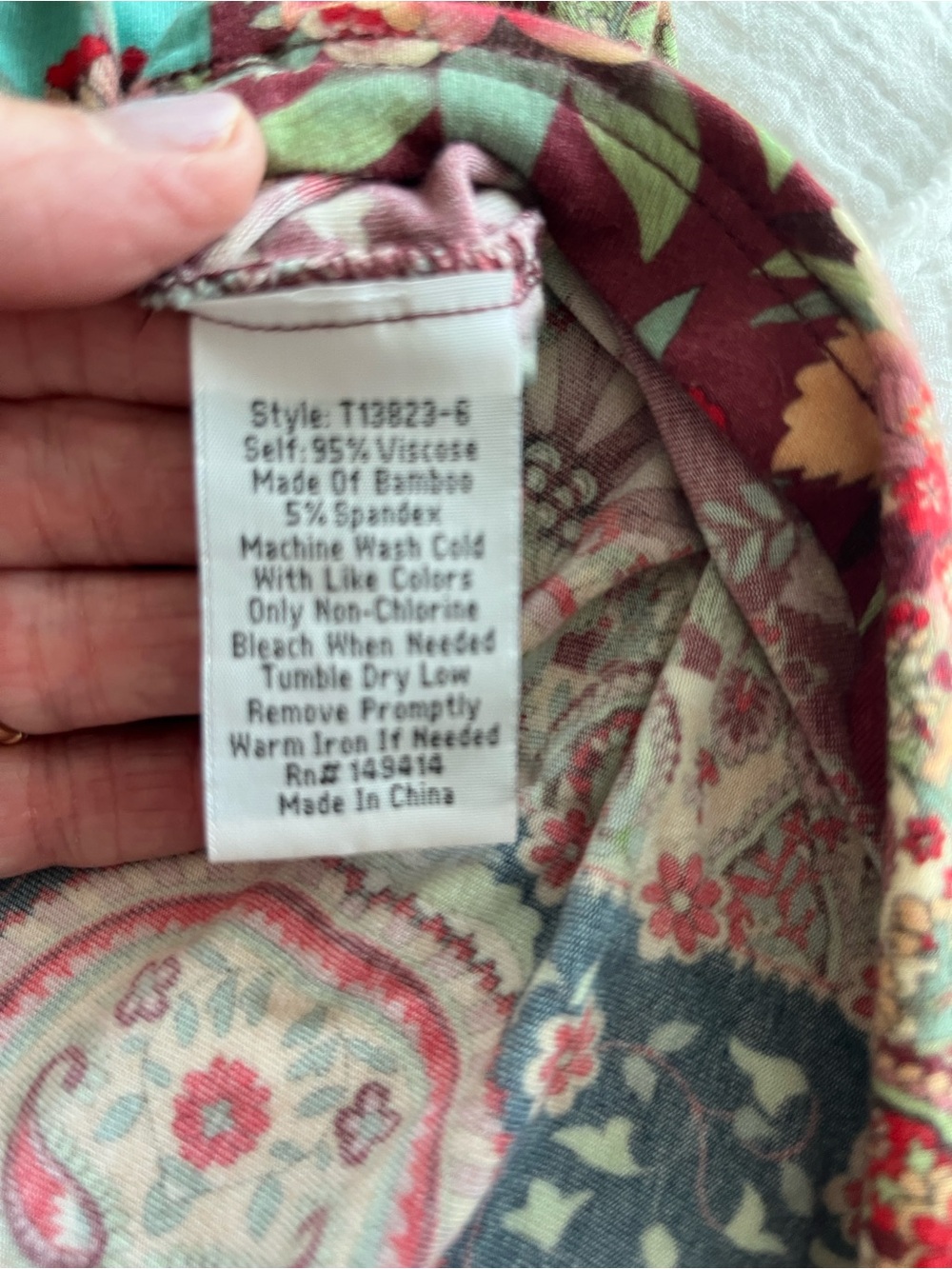 Johnny Was Thena Box Pleat Swing T-Shirt Medium - Picture 9 of 12